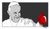 Cartoon: J. Mario Bergoglio (small) by Carma tagged pope,francis,religion,church,francesco,bergoglio