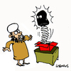 Cartoon: Surprise (small) by Carma tagged terrorism,islam,muslim,jack,in,the,box
