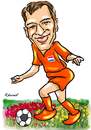 Cartoon: Arjen Robben (small) by Ralf Conrad tagged fußball,niederlande,arjen,robben,tulpen