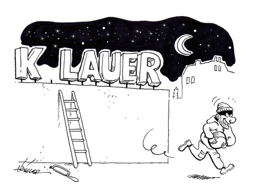 Cartoon: Dieb (medium) by Hoevelercomics tagged dieb,thief,burglar