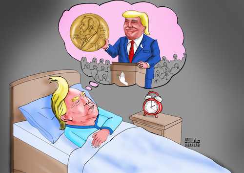 Cartoon: Trump (medium) by jabar tagged trump