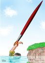 Cartoon: art pen (small) by jabar tagged pen