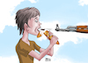 Cartoon: bullet and bread (small) by jabar tagged bullet,and,bread