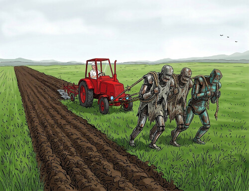 Cartoon: aiburlaci (medium) by Lubomir Kotrha tagged ai,robots,ai,robots