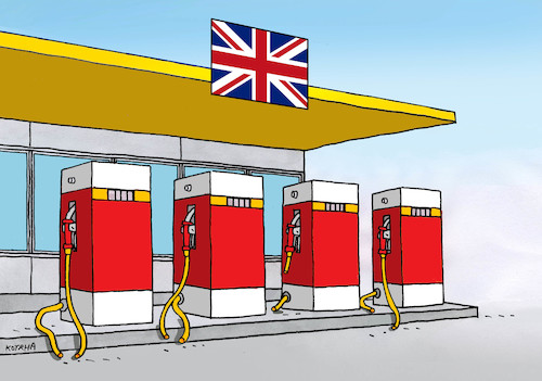 Cartoon: britpump (medium) by Lubomir Kotrha tagged great,britain,fuel,supply,problems,brexit,eu,great,britain,fuel,supply,problems,brexit,eu