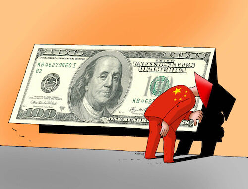 Cartoon: chinadol24 (medium) by Lubomir Kotrha tagged china,world,china,world