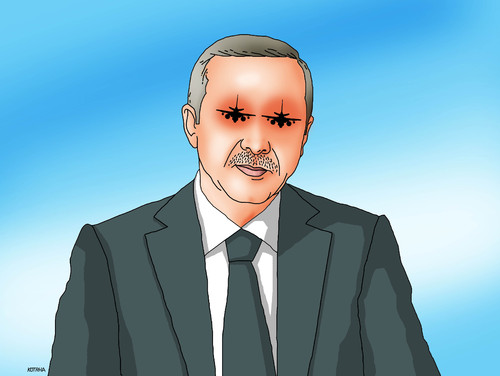 Cartoon: erdoeyes (medium) by Lubomir Kotrha tagged terrorism,incident,turkey,russia,erdogan,putin,fighter,is