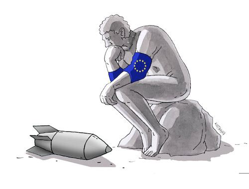 Cartoon: eudum24 (medium) by Lubomir Kotrha tagged the,war,weapons,armament,money,european,union,peace,the,war,weapons,armament,money,european,union,peace
