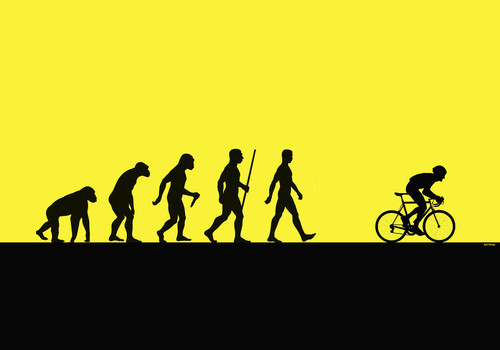 Cartoon: evolutour (medium) by Lubomir Kotrha tagged tour,de,france,cycling,peter,sagan