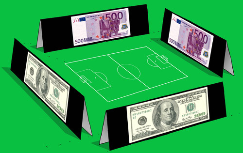 Cartoon: futbalisko (medium) by Lubomir Kotrha tagged fifa,corruption,world,football
