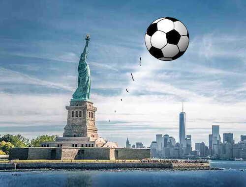 Cartoon: futnewyork (medium) by Lubomir Kotrha tagged football,soccer,world,cup,usa,canada,mexico,football,soccer,world,cup,usa,canada,mexico