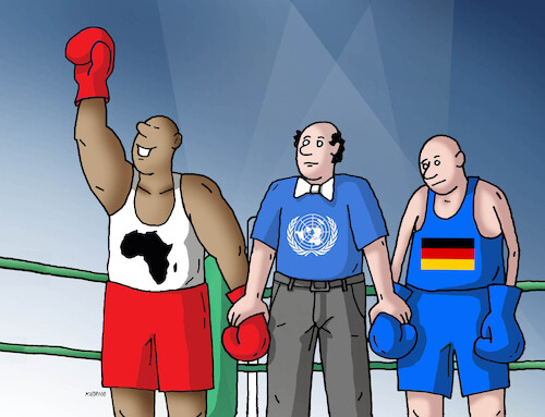 Cartoon: gerboxosn (medium) by Lubomir Kotrha tagged germany,un,failure,not,elected,germany,un,failure,not,elected
