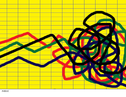 Cartoon: grafisko (medium) by Lubomir Kotrha tagged economy,diagrams,graphs,economy,diagrams,graphs