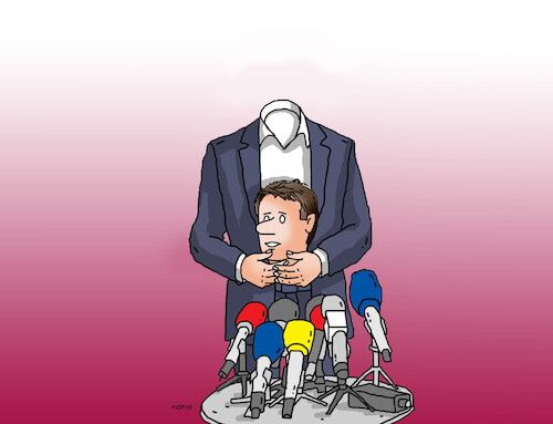 Cartoon: hlavos (medium) by Lubomir Kotrha tagged political,orator,political,orator