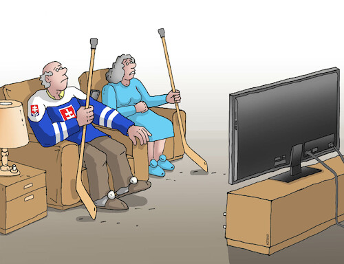 Cartoon: hokfanda2 (medium) by Lubomir Kotrha tagged winter,olympic,games,2022,china,winter,olympic,games,2022,china