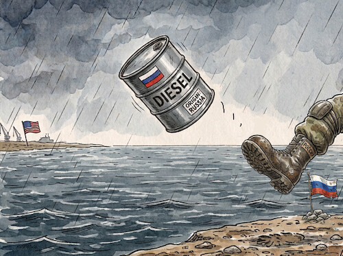 Cartoon: ruskop (medium) by Lubomir Kotrha tagged trump,putin,usa,russia,diesel,trump,putin,usa,russia,diesel