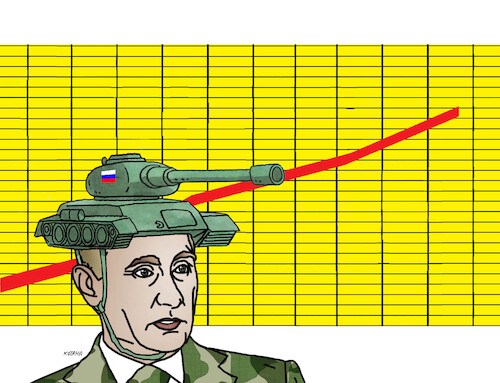 Cartoon: rustankgraf (medium) by Lubomir Kotrha tagged russia,economy,russia,economy