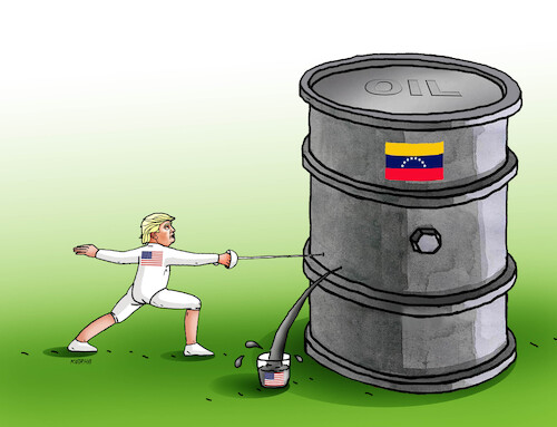 Cartoon: trumpich (medium) by Lubomir Kotrha tagged usa,venezuela,trump,maduro,usa,venezuela,trump,maduro