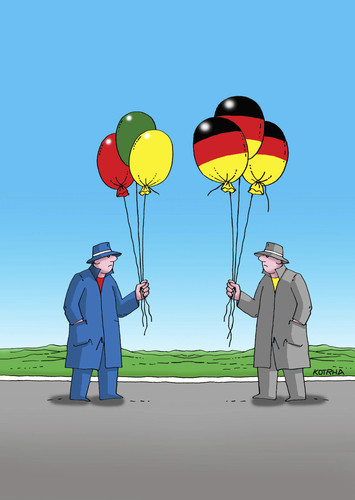 Cartoon: wahlen 01 (medium) by Lubomir Kotrha tagged deutschland,wahlen