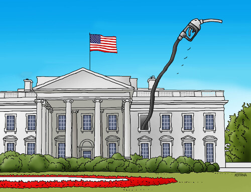 Cartoon: whitepump (medium) by Lubomir Kotrha tagged trump,iran,war,oil,gasoline,diesel,fuel,trump,iran,war,oil,gasoline,diesel,fuel