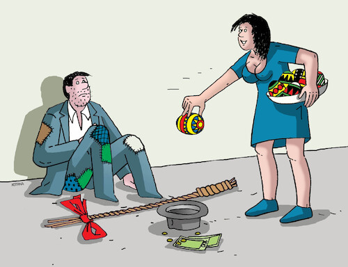 Cartoon: zobrokras (medium) by Lubomir Kotrha tagged easter,holidays,eggs,easter,holidays,eggs