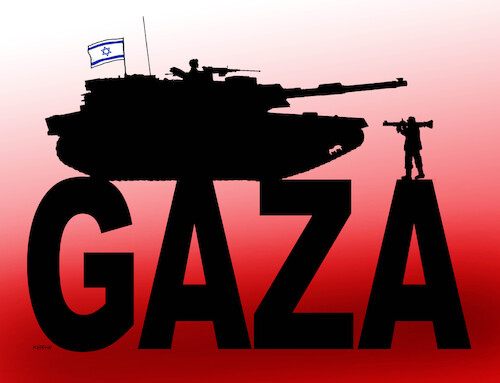 Cartoon: Gaza 3x (medium) by Lubomir Kotrha tagged war,hamas,gaza,palestina,israel,war,hamas,gaza,palestina,israel