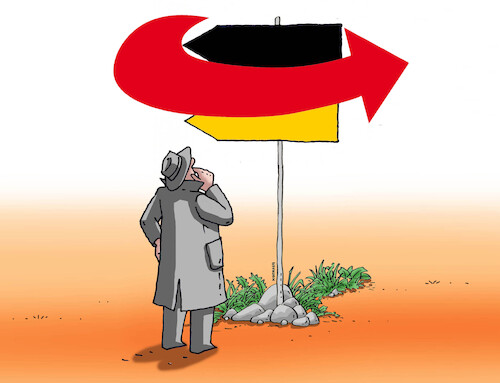 Cartoon: Germany elections 1 (medium) by Lubomir Kotrha tagged germany,elections,germany,elections