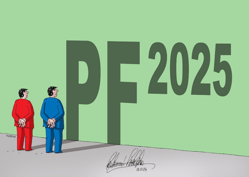 Cartoon: Happy New Year PF 2025 (medium) by Lubomir Kotrha tagged happy,new,year,pf,2025,happy,new,year,pf,2024