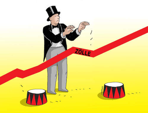 Cartoon: Trump USA Zölle tariffs (medium) by Lubomir Kotrha tagged trump,usa,zölle,tariffs,trump,usa,zölle,tariffs