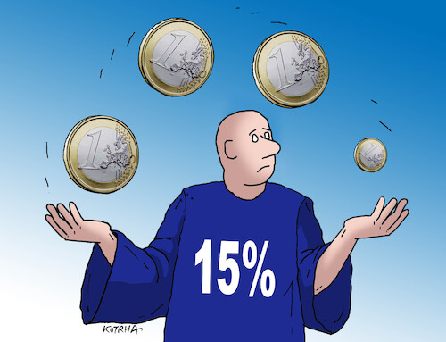Cartoon: usa trump tariffs (medium) by Lubomir Kotrha tagged usa,trump,tariffs,usa,trump,tariffs