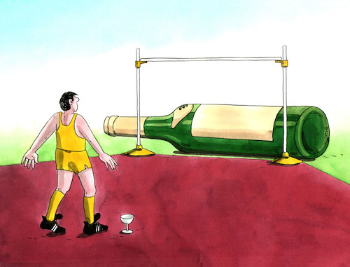 Cartoon: wine (medium) by Lubomir Kotrha tagged wine,wine