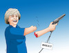 Cartoon: brexitgo (small) by Lubomir Kotrha tagged eu,brexit,may,euro,libra