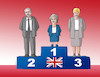 Cartoon: corbynone (small) by Lubomir Kotrha tagged british,election,may,corbyn,snp,eu,euro,dollar,libra,world