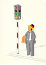 Cartoon: desemafor (small) by Lubomir Kotrha tagged germany,elections