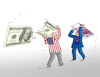 Cartoon: dolartrh (small) by Lubomir Kotrha tagged dollar,usa