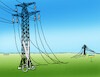 Cartoon: elenoznic (small) by Lubomir Kotrha tagged slovakia,ukraine,oil,electricity,fico,zelensky