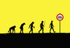 Cartoon: evozoll (small) by Lubomir Kotrha tagged evolution,clo,zoll,douanne
