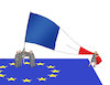 Cartoon: franceflag1 (small) by Lubomir Kotrha tagged france,president,election,europa,the,world,euro,dollar