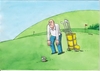 Cartoon: golfzub (small) by Lubomir Kotrha tagged humor