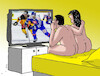 Cartoon: hoktv (small) by Lubomir Kotrha tagged winter,olympic,games,2022,china