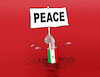 Cartoon: iranred (small) by Lubomir Kotrha tagged israel,usa,iran,war