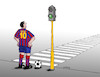 Cartoon: messi21 (small) by Lubomir Kotrha tagged lionel,messi,france,barcelona,psg,paris,football