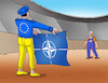 Cartoon: natotoro (small) by Lubomir Kotrha tagged usa,nato,trump,eu