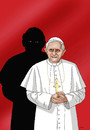 Cartoon: neuepapst (small) by Lubomir Kotrha tagged papst,pope,benedikt,xvi