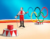 Cartoon: ohcircus (small) by Lubomir Kotrha tagged olympic,games,2024,paris,france