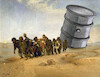 Cartoon: oilburlak (small) by Lubomir Kotrha tagged oil