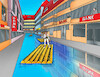 Cartoon: pltobank-en (small) by Lubomir Kotrha tagged banks,rafts,and,rafters