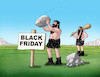 Cartoon: prablack (small) by Lubomir Kotrha tagged black,friday