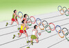 Cartoon: prekaz24 (small) by Lubomir Kotrha tagged olympic,games,2024,paris,france