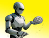 Cartoon: robotmozog (small) by Lubomir Kotrha tagged ai,brain